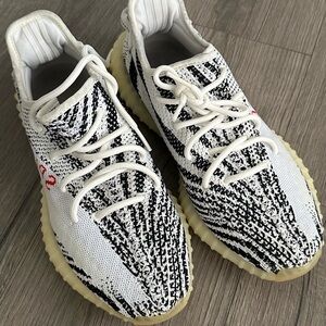 Yeezys Black and White Sneakers